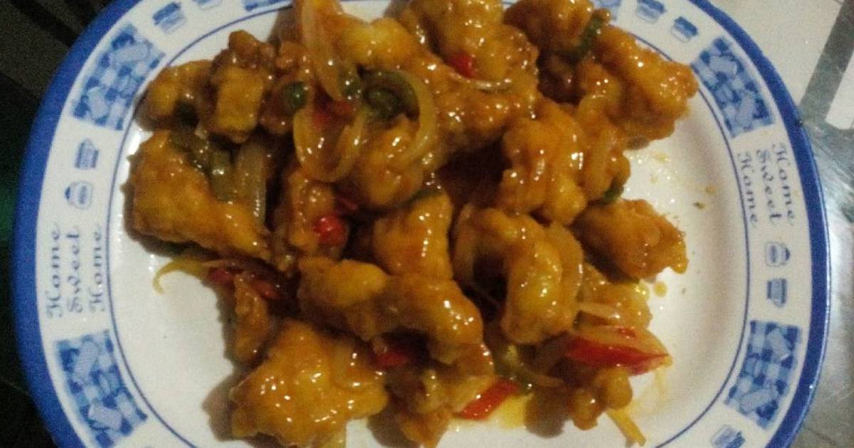 Resep Miss chiken asam manis ala View Asenk