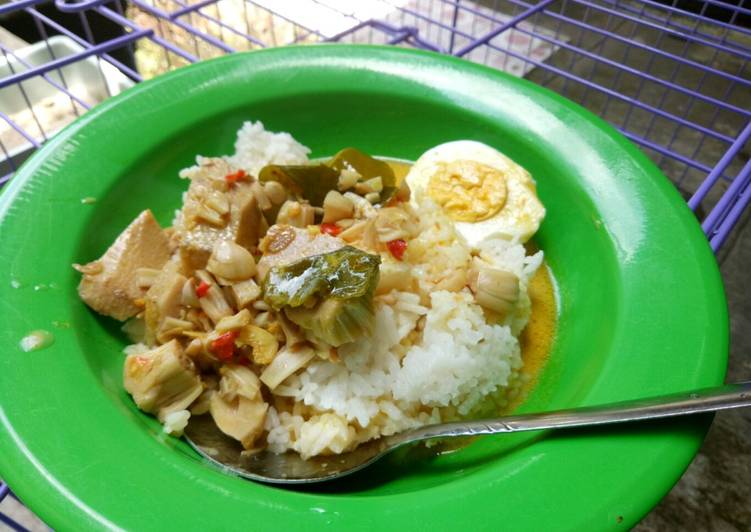 resep lengkap untuk Gulai nangka muda