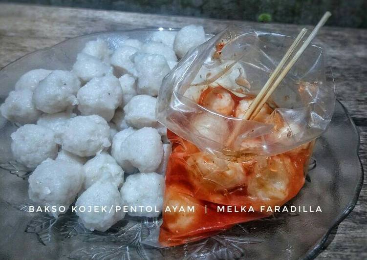 resep makanan Bakso Kojek (Pentol Ayam)