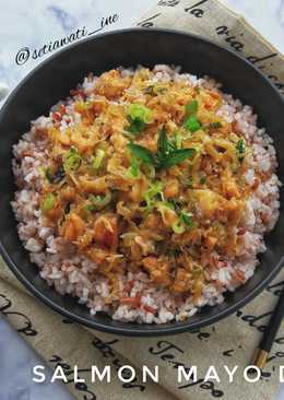 Salmon Mayo Donburi