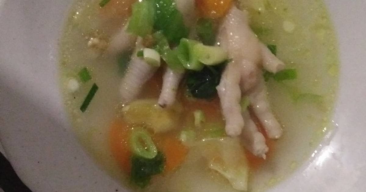  Resep  Sop ceker Ayam  Jahe Ala  chef  Merty bhianda oleh 