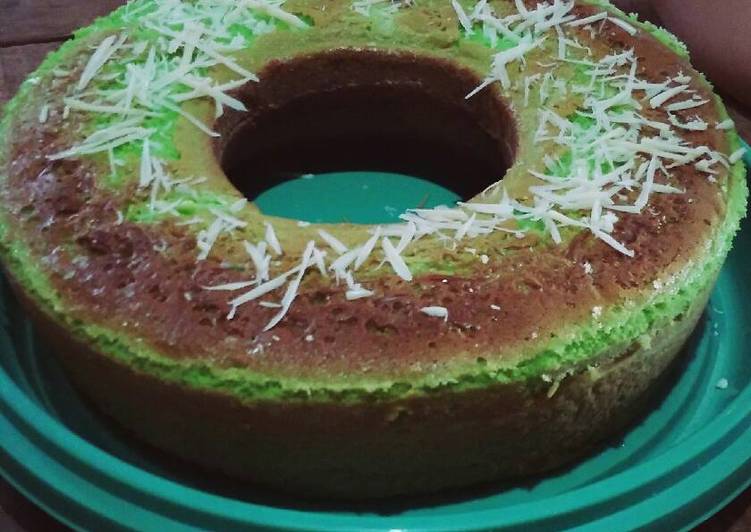 gambar untuk resep makanan Bolu pandan keju