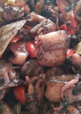 Cumi Item Saus Tiram