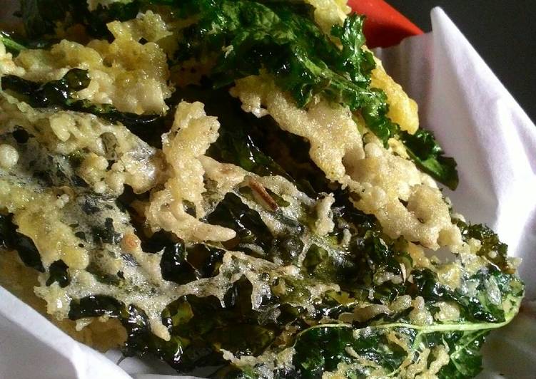 resep lengkap untuk Keripik Kale