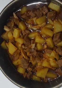 Daging Kentang Saus Tiram Madu