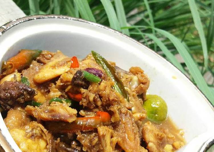 resep lengkap untuk Ayam Suwir Cabe Ijo