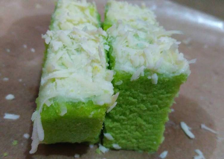 gambar untuk resep makanan Brownies pandan kukus