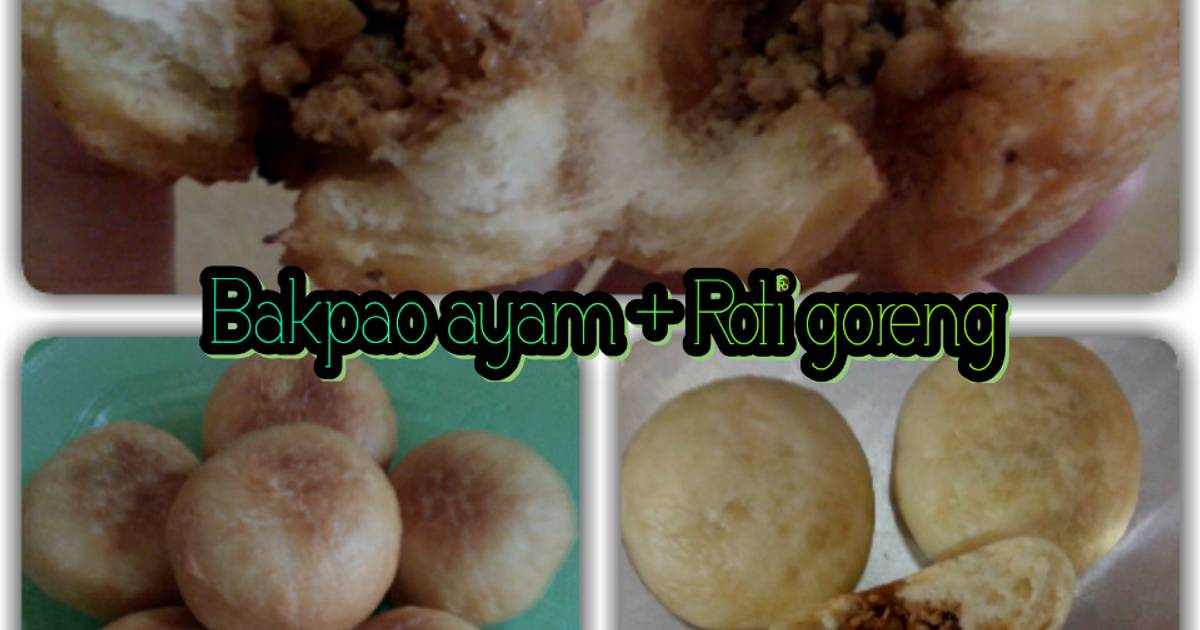 Resep Bakpao ayam + roti goreng ala Heny