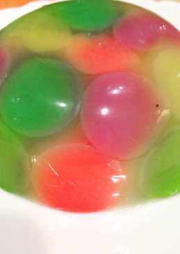 Polkadot rainbow ðŸŒˆ puding