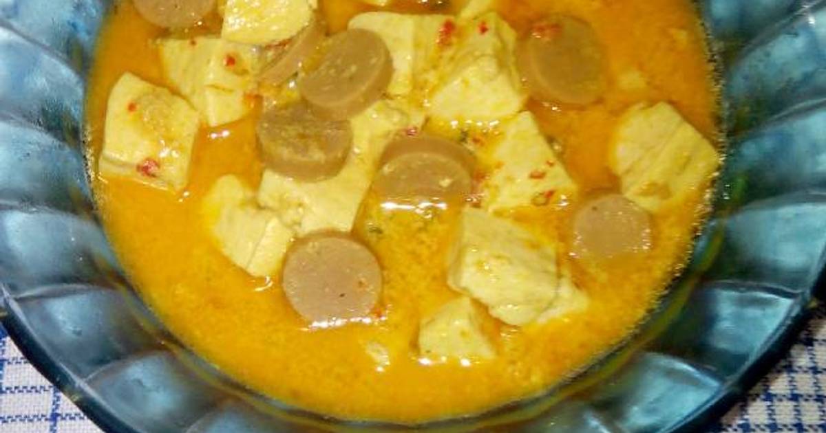  Resep  Kuah tahu sosis pake santan  enak dehh  oleh 