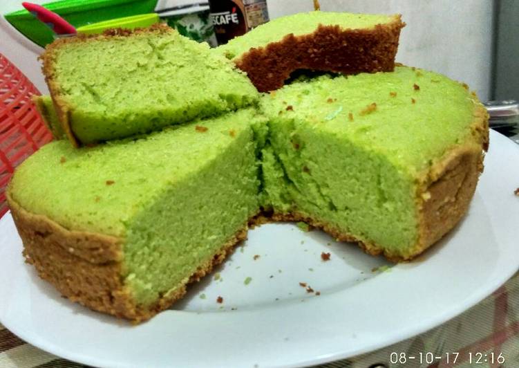 resep masakan Bolu pandan ricecooker