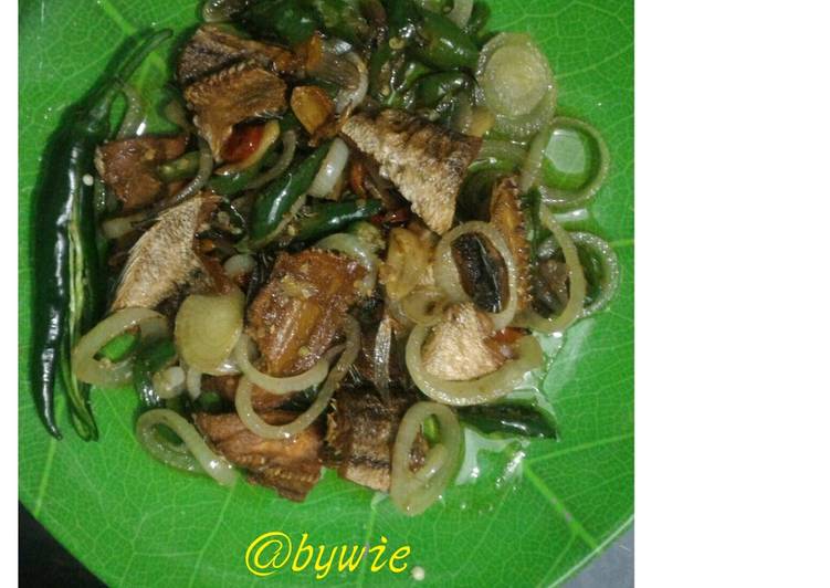 resep masakan Tumis Gabus Cabe Ijo