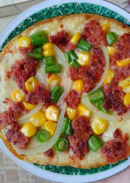 Roti pizza ala dapur mini, sederhana gak pake ribet