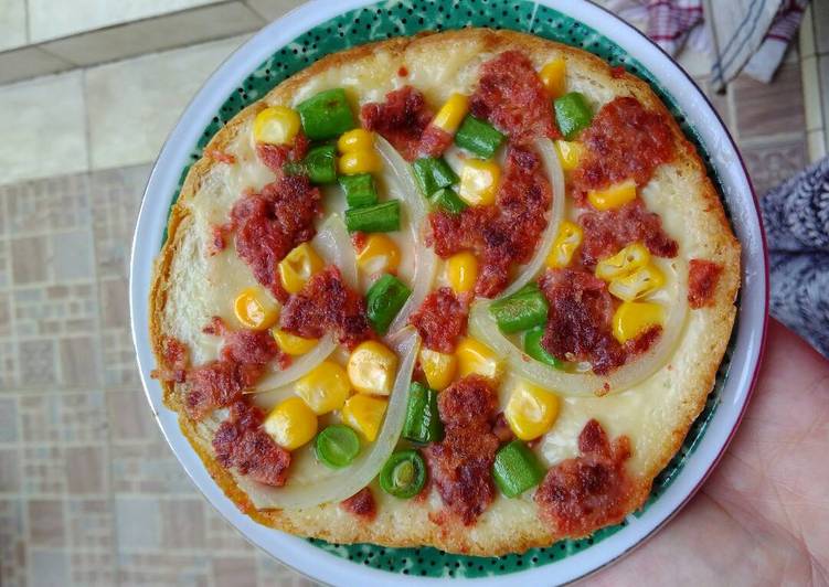 gambar untuk resep makanan Roti pizza ala dapur mini, sederhana gak pake ribet