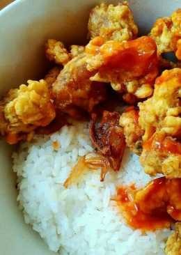 Ayam Popcorn Saus Oriental