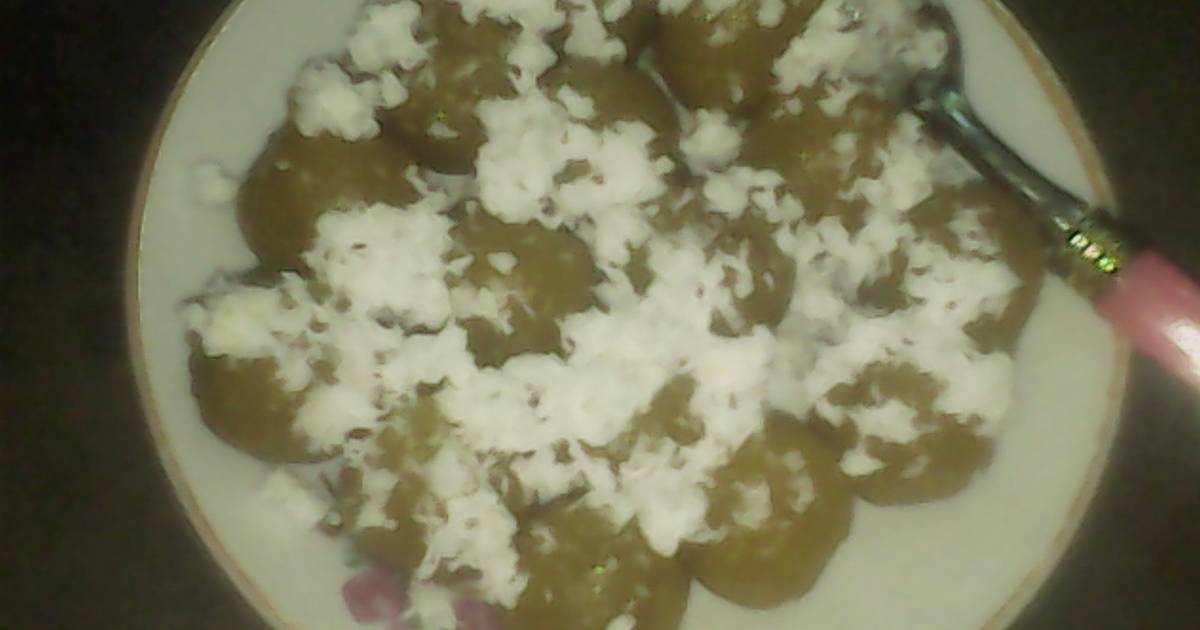 Resep klepon ubi jalar kuning Resep klepon ubi jalar kuning
