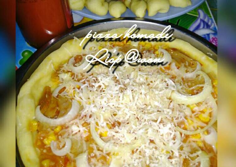 gambar untuk resep Pizza homemade simple