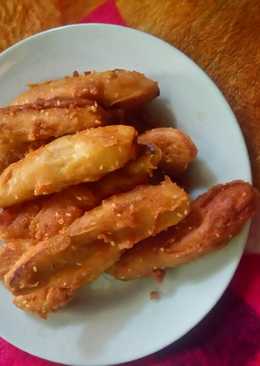 Pisang goreng crispy wijen susu keju