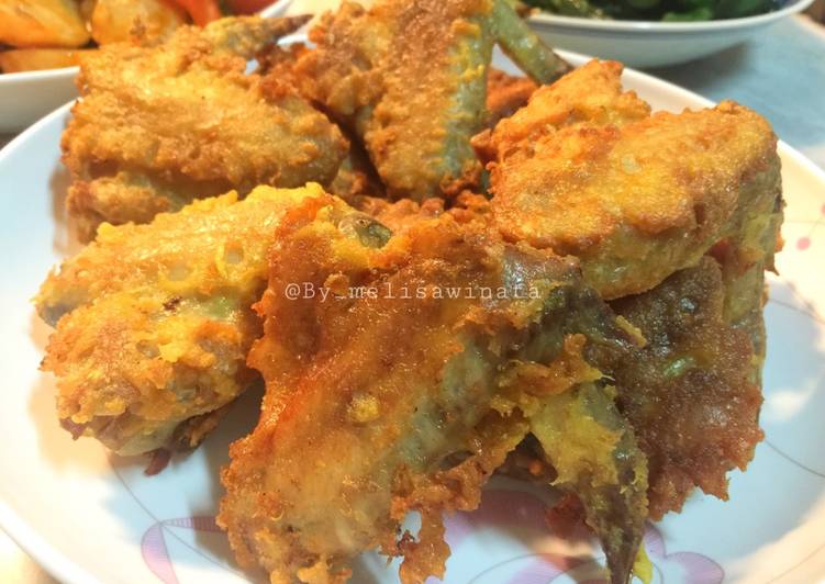 resep makanan Ayam /sayap ayam goreng kunyit sederhana