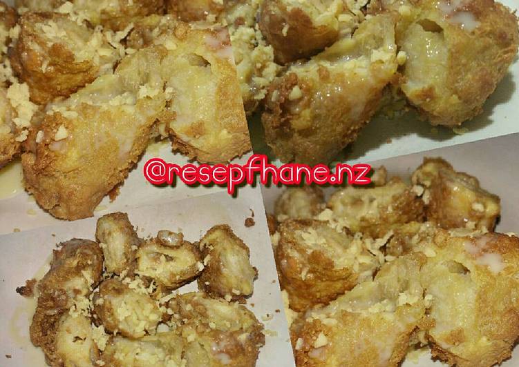 Resep Roti goreng bukakeles (Bumbu Kacang Keju Leleh Susu) Kiriman dari
Tiffany Azkadina Fhanenz