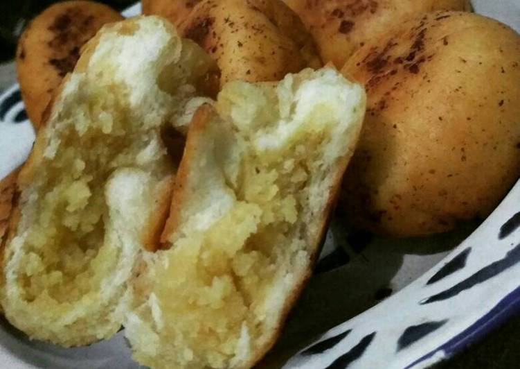 resep makanan Roti goreng kilat isi keju n coklat (egless)