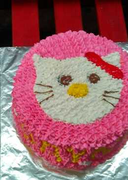 45 resep kue ulang tahun hello kitty enak dan sederhana 