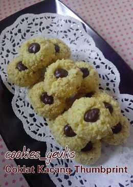 Coklat kacang thumbprint