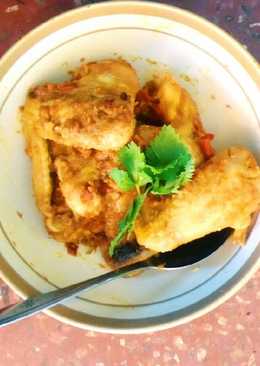 Ayam bumbu merah (simpel, cepat, dan enak)