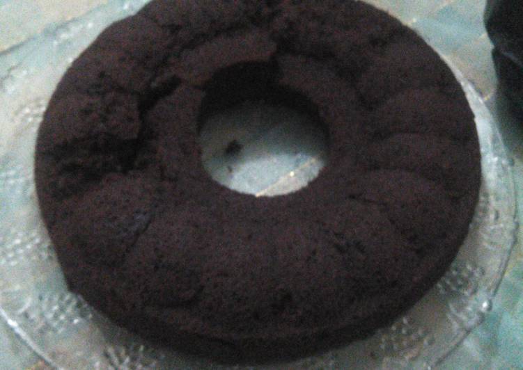 resep masakan Cake coklat nyoklat + Lembut very easy...