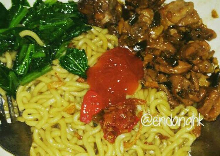 resep Mie ayam simple and tasty