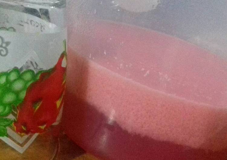 resep Agar agar santan merah