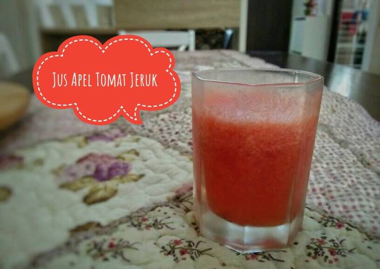 resep makanan Jus Apel Tomat Jeruk Nipis