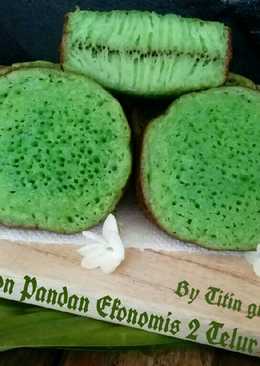 Bika Ambon Pandan Ekonomis 2 Telur (versi2) #Enakanbikinsendiri