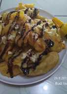 Pisang goreng siram coklat isi keju