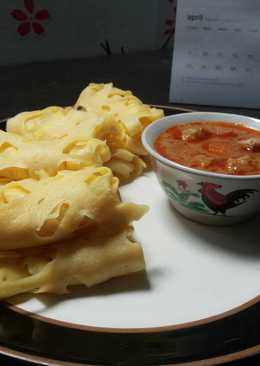 Roti Jala Kari Campur Simpel