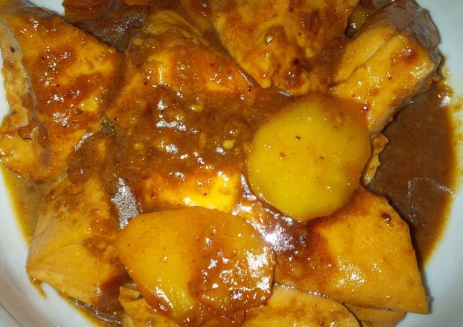 Resep Semur Tahu Kentang  Legit dikecapi oleh Khanza 