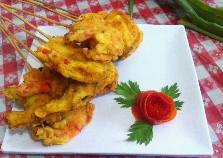 resep masakan Sate Udang Goreng