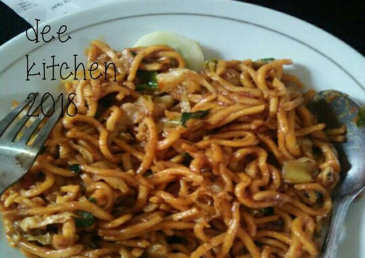 resep lengkap untuk Mie goreng aceh