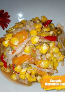 Gungnis Murtelbun Seng (Jagung Manis Jamur Wortel Buncis Oseng)