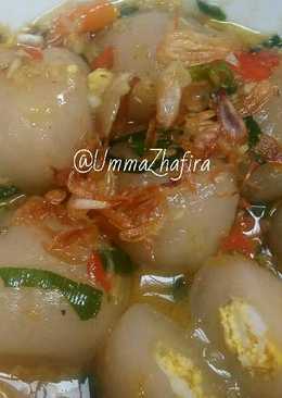 Cilok kuah isi telur