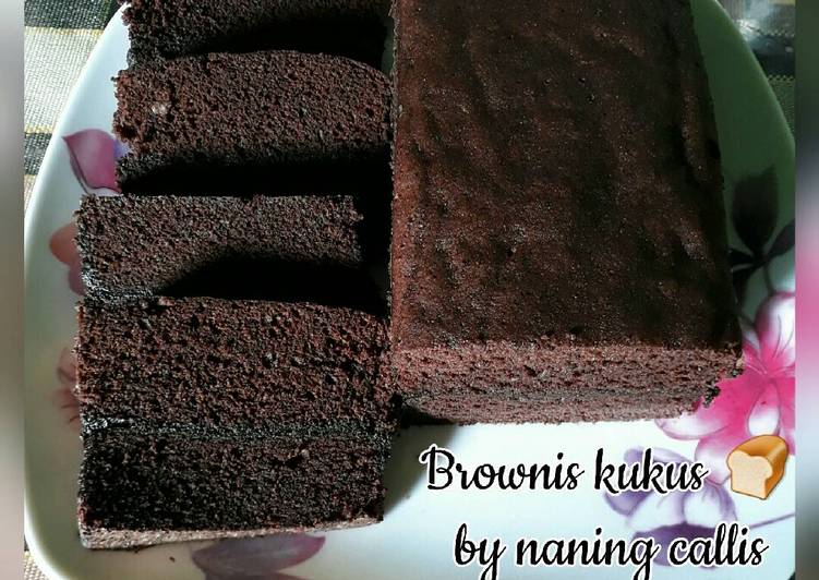 bahan dan cara membuat Brownis kukus