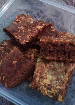 Brownies teflon tanpa mixer