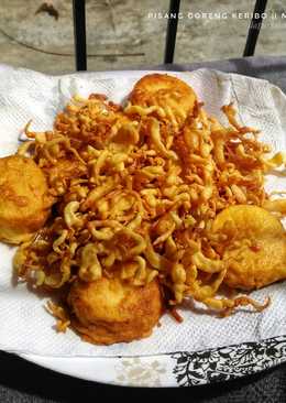 Pisang goreng keribo #rabubaru