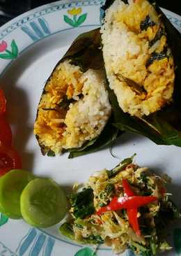 Nasi Bakar Ayam Suwir Pedas