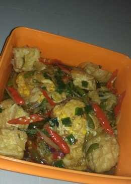 Tumis Tahu Telur Ceplok