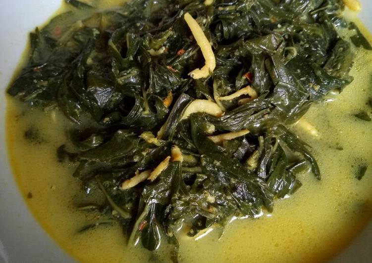 resep masakan Gulai daun singkong