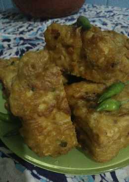 Tempe isi udang rebon