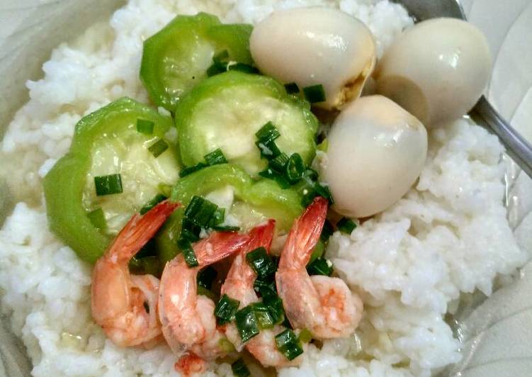 Resep Sup Oyong Pake Udang Kiriman dari Nyonya Jaya Cooking