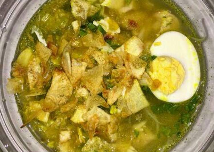  Resep  Soto  Ayam  Tabur Kentang  Goreng  Kriukkk oleh Sarinya 