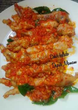 Ceker Balado. Oleh,Indry utami @Dapur mamam.